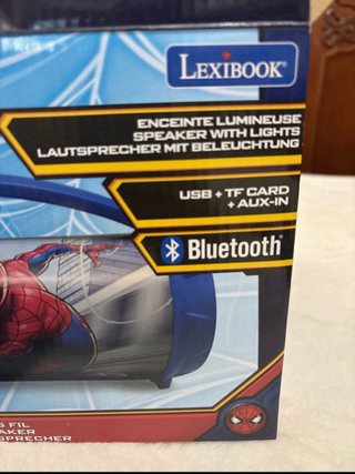 Altavoz Karaoke Spiderman Lexibook Bluetooth