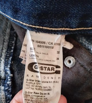 Pantalón corto G-Star RAW azul 32-34