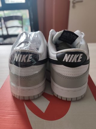 Zapatillas Nike Dunk Low Gris Blanco