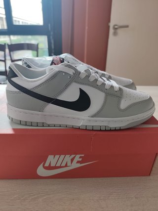 Zapatillas Nike Dunk Low Gris Blanco