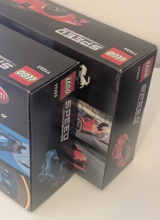 Lego Speed Champions 77253 Bugatti & 77254 Ferrari
