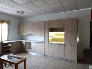 Cocina completa con encimera y montaje