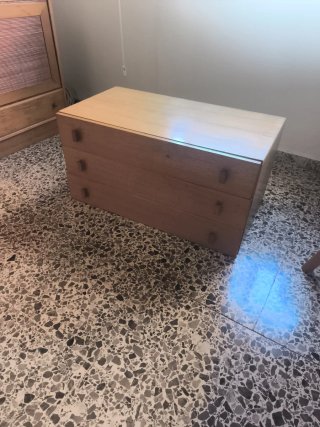 Cajonera de madera 3 cajones