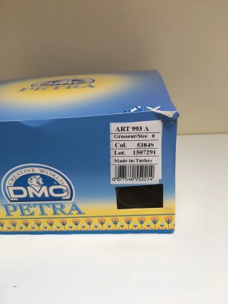2 ovillos perle Petra 8/53849 Dmc