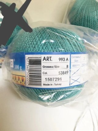 2 ovillos perle Petra 8/53849 Dmc