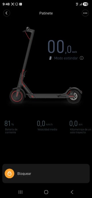 Patinete Eléctrico Negro