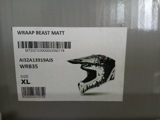 Casco Airoh Moto Cross Blanco
