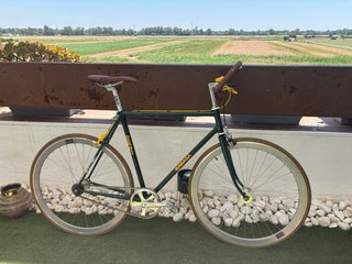 Bicicleta Fixie Verde