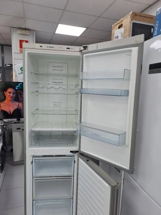 Nevera Bosch Plateada Combi + Garantía Con Entrega