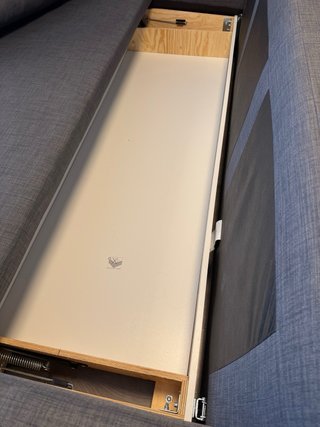 Sofá Cama Ikea FRIHETEN Gris 3 Plazas