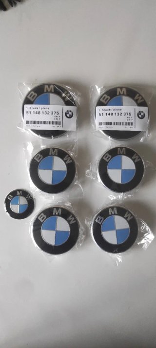 Kit 8 Emblemas BMW Clásicos.-