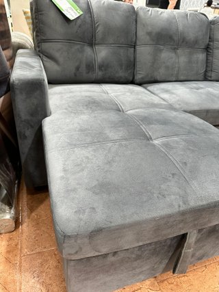 Sofá cama modular gris