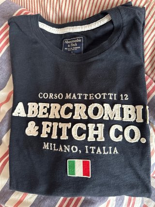 Camiseta Abercrombie & Fitch Talla L Negra