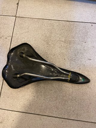 Cuadro carbono y titanio bicicleta de carretera
