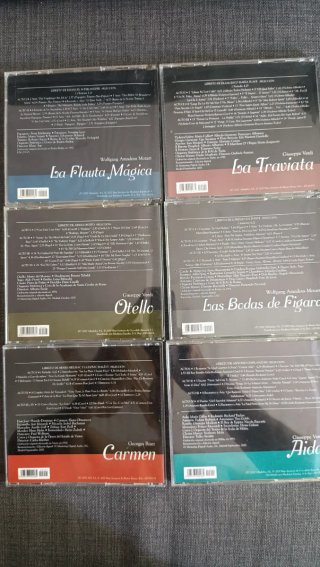 Lote CD Opera Clásica Mozart Verdi Bizet