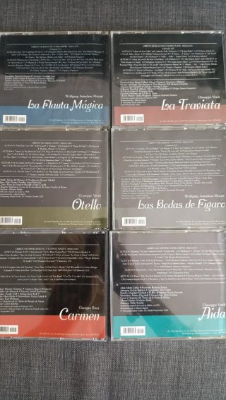 Lote CD Opera Clásica Mozart Verdi Bizet
