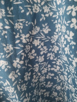Mono corto Shein floral azul