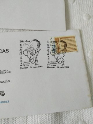 Sobre y sellos matasellados XOCAS 2004