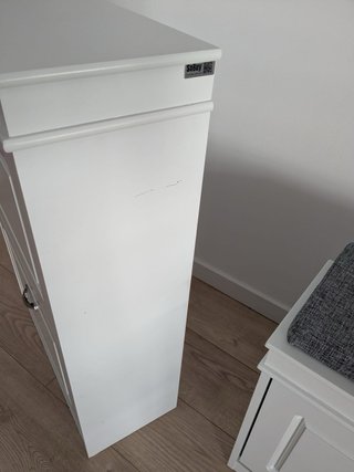 Zapatero con banco Y cojín, 2 muebles