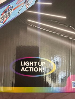 Air Hockey de Mesa con Luces LED