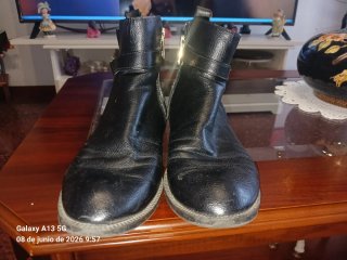 Botines Tommy Hilfiger Negros Mujer