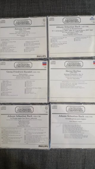 Lote CD Música Clásica: Bach, Vivaldi, Haendel