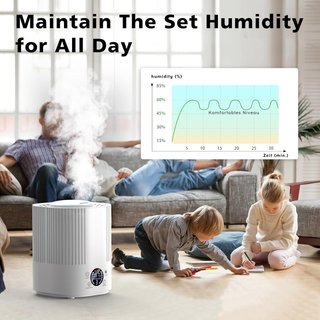Humidificador 2.5L Niebla Fría Luz LED Control Rem