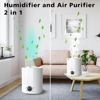 Humidificador 2.5L Niebla Fría Luz LED Control Rem