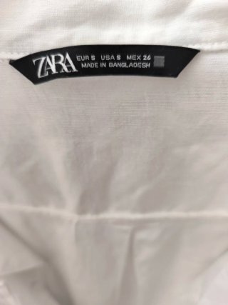 Mono blanco Zara Talla S