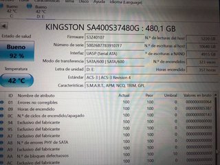Disco Duro SSD Kingston 480GB