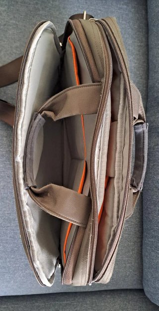 Maletín Matties Bags Beige/Marrón