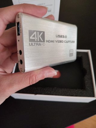 Capturadora Video HDMI 4K USB 3.0