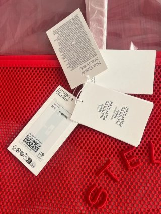 H&M Stella McCartney Borsa Tote Bag Mesh Rossa