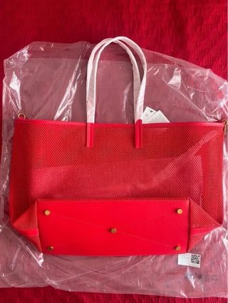 H&M Stella McCartney Borsa Tote Bag Mesh Rossa