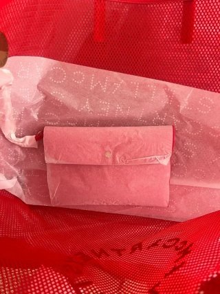 H&M Stella McCartney Borsa Tote Bag Mesh Rossa