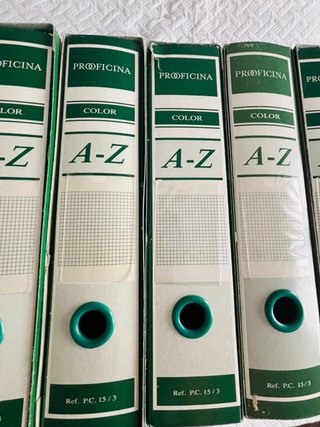 9 Archivadores Proficima Color A-Z