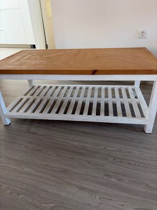 Mesa Centro Kenay Home  Madera Blanca