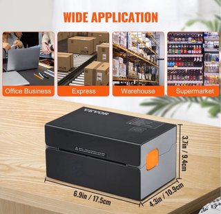 Impresora Térmica Etiquetas VEVOR Bluetooth
