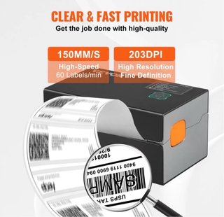 Impresora Térmica Etiquetas VEVOR Bluetooth