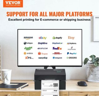 Impresora Térmica Etiquetas VEVOR Bluetooth