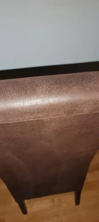 6 Sillas de Comedor de Cuero Marrón