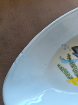 3 Fuentes de Porcelana Portuguesas