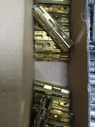 Bisagras para muebles doradas 40mm