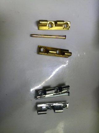 Bisagras para muebles doradas 40mm