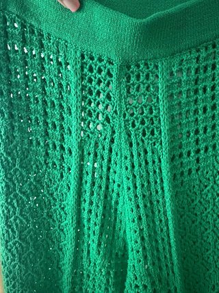 Pantalón crochet Mango talla única