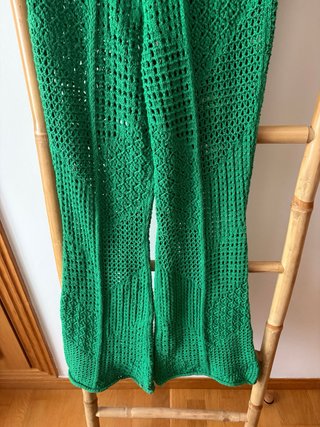 Pantalón crochet Mango talla única