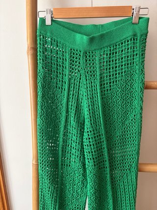 Pantalón crochet Mango talla única