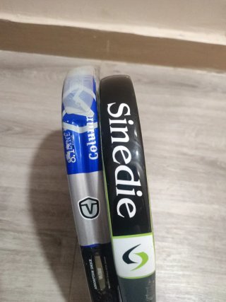 2 Raquetas de Pádel Sinedie y Vairo