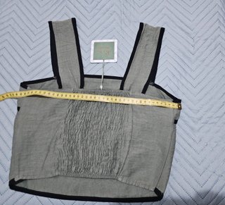 Top R.S. Moda verde oliva talla única
