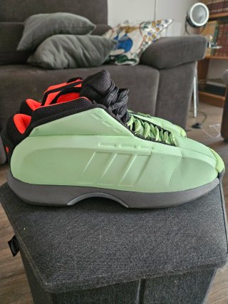 Zapatillas Adidas Crazy 1 Verde y Rojo